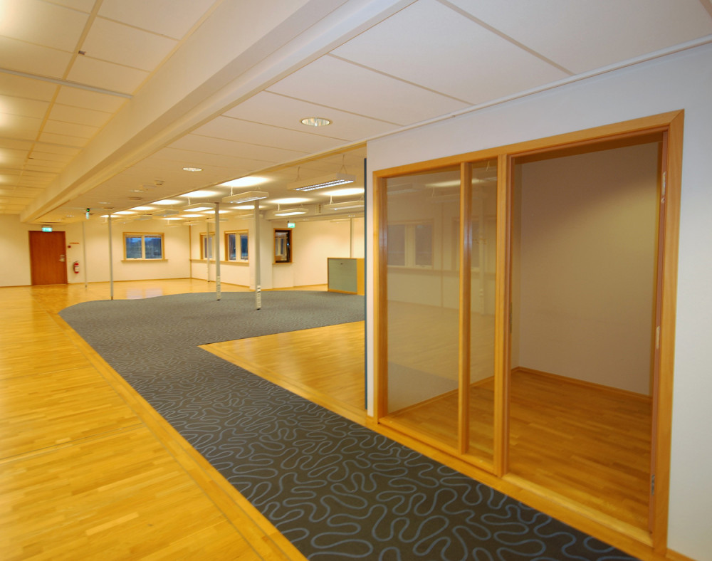 Et av to stillerom på etasjen med tilknytning til kontorlandskap